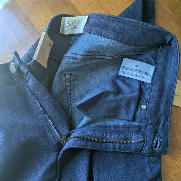 NWT Rachel Roy denim jeans - mid rise skinny dark wash - Picture 7 of 7